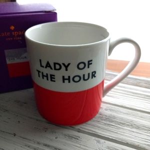 NIB Kate Spade x Lenox ceramic Coffee Cup Mug Wickford Lady Of The Hour …